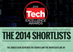 Short listed for Tech Excellence Awards 2014 - Public Sector Project of the Year